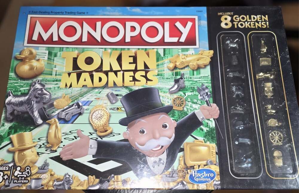 New- 2015 Monopoly Token Madness Board Game - Sealed